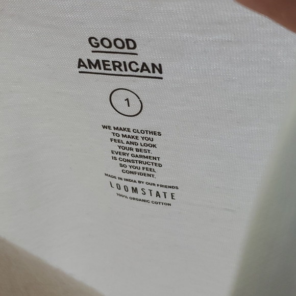 NWT Good American "Good Mama" Tee/ T-Shirt - Picture 10 of 15